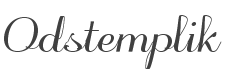 Odstemplik Font preview