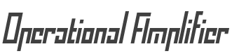 Operational Amplifier