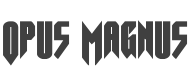 Opus Magnus Font preview