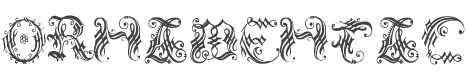 Ornamental Initial Font preview