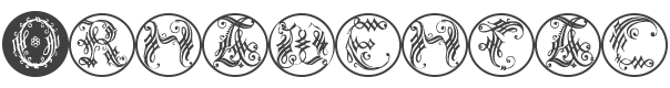 Ornamental Initial Buttons style