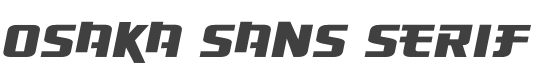 Osaka Sans Serif Font preview
