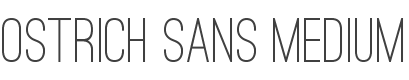 Ostrich Sans Medium