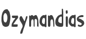 Ozymandias Condensed style