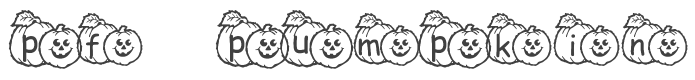 PF Pumpkin-1 Font preview