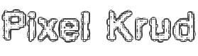 Pixel Krud BRK Font preview