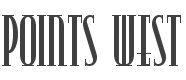 Points West Font preview