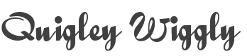 Quigley Wiggly Font preview