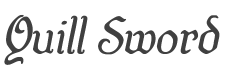 Quill Sword Italic style