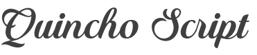 Quincho Script