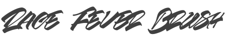 Race Fever Brush Font preview