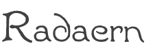 Radaern Font preview