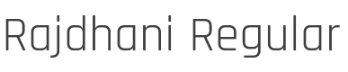 Rajdhani Font preview
