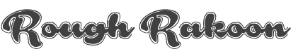 Rough Rakoon Font preview