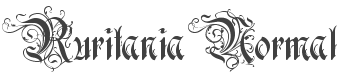 Ruritania Font preview