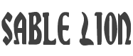 Sable Lion Condensed style