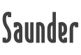 Saunder BRK Font preview