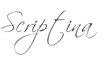 Scriptina Font preview