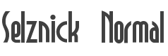 Selznick Font preview