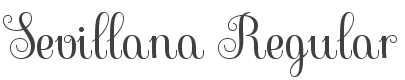 Sevillana Font preview