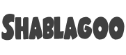 Shablagoo Condensed style