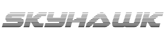Skyhawk Scanlines Italic style