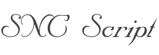 SNC Script Font preview