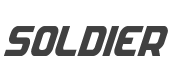Soldier Condensed Italic style