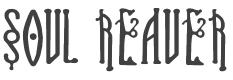 Soul Reaver Font preview