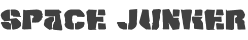 Space Junker Font preview