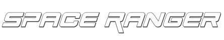 Space Ranger 3D Italic style