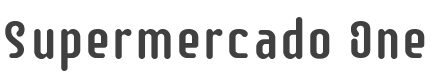 Supermercado One Font preview