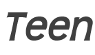 Teen Bold Italic style