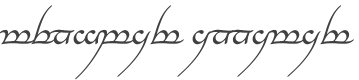 Tengwar Annatar Italic style