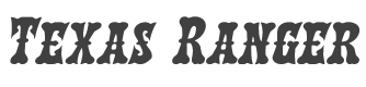 Texas Ranger Expanded Italic style