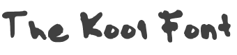 The Kool Font