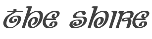 The Shire Bold Italic style
