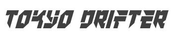 Tokyo Drifter Condensed Italic style