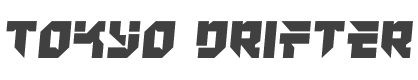 Tokyo Drifter Semi-Italic style