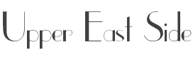 Upper East Side Font preview