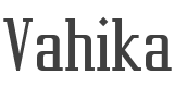 Vahika Font preview