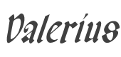 Valerius Condensed Italic style