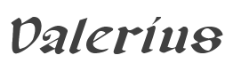 Valerius Expanded Italic style