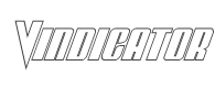 Vindicator Outline Italic style