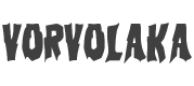 Vorvolaka Condensed style