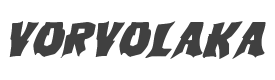 Vorvolaka Expanded Italic style