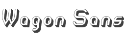 Wagon Sans Two Shaded Italic style