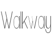 Walkway UltraCondensed style