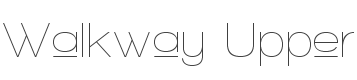 Walkway Upper Font preview