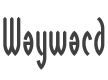 Wayward BRK Font preview